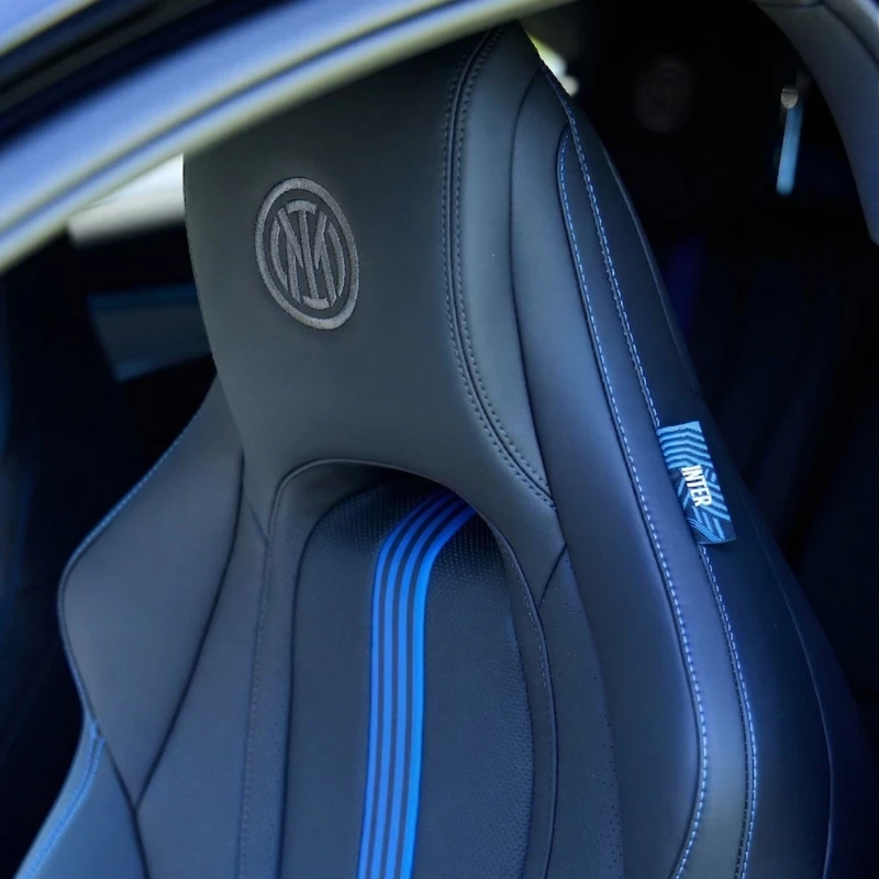 Logo Inter sui poggiatesta