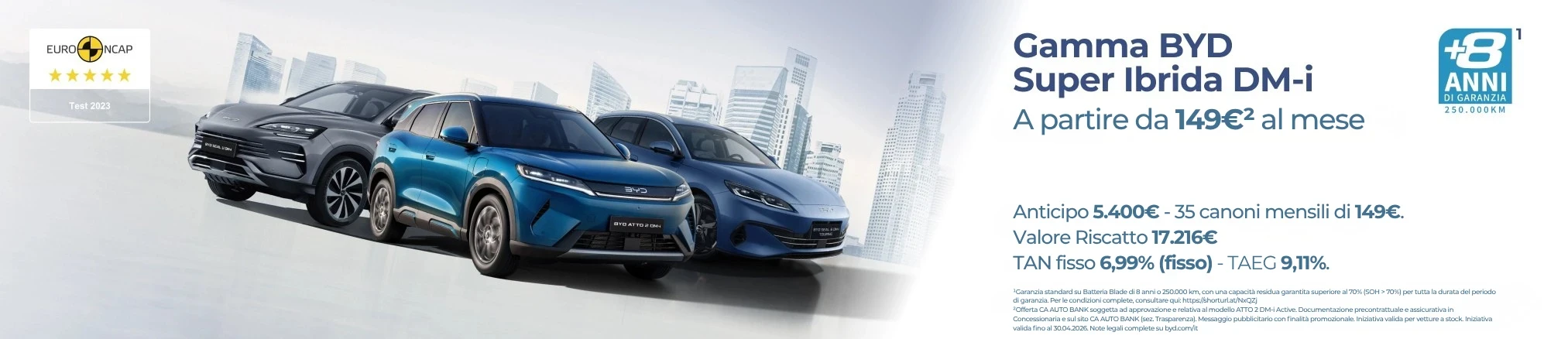 Offerte Gamma Ibrida Super DM-i: Promozioni con Leasing Privati